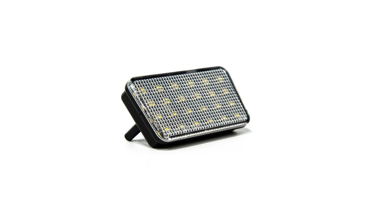 OLM Full Replacement LED License Plate Light - 2018+ Jeep Wrangler - JDMuscleOLME.23003.1