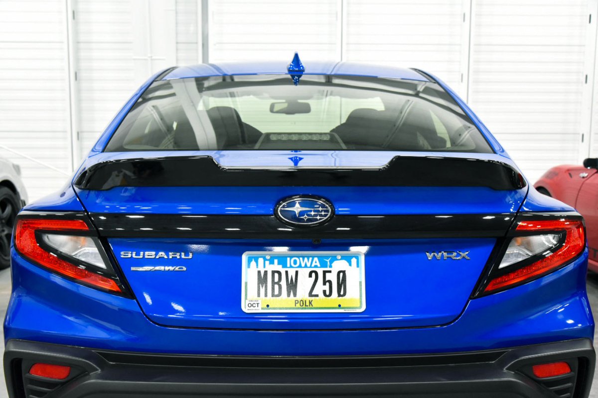 OLM Gloss Black Rear Trunk Spoiler - 2022 WRX - JDMuscleOLMB.47003.1-GB