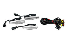OLM Grille Lights (Clear Lens / Amber LED) - 14 - 19 Toyota 4Runner - JDMuscleOLME.49005.1