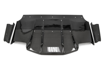 OLM Half Carbon VA Style Rear Diffuser - 2015 - 2020 WRX / STI - JDMuscleOLMOLM15WRXVARDCF1