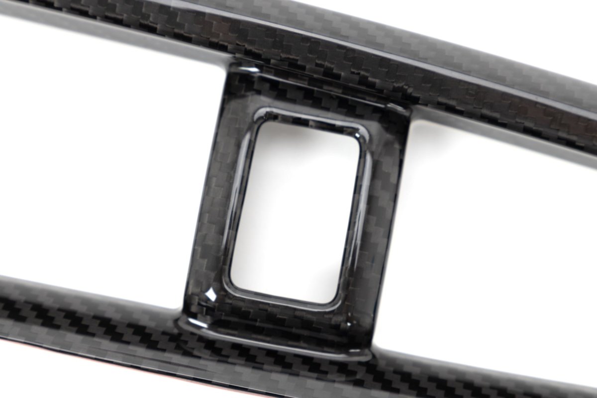 OLM LE Carbon Fiber Center Climate Control Vent Cover - 2016 - 2021 Honda Civic / 2016 - 2021 Honda Civic Type R - JDMuscleOLMC.19002.1