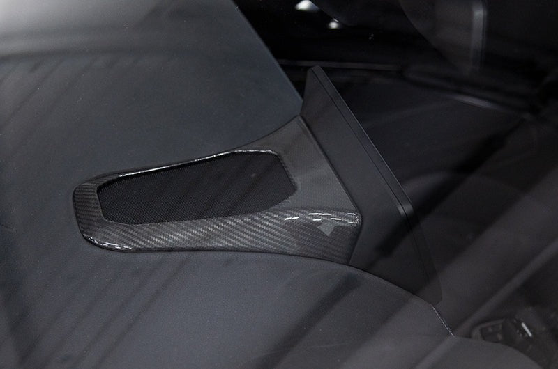 OLM LE Carbon Fiber Center Speaker Cover - 2020 Supra - JDMuscleOLMA.70155.1