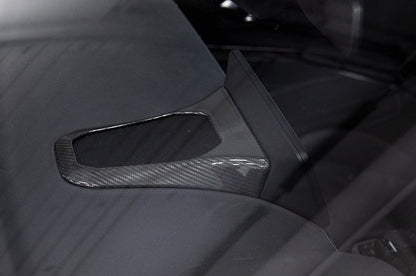 OLM LE Carbon Fiber Center Speaker Cover - 2020 Supra - JDMuscleOLMA.70155.1