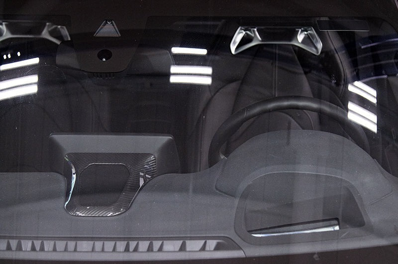 OLM LE Carbon Fiber Center Speaker Cover - 2020 Supra - JDMuscleOLMA.70155.1