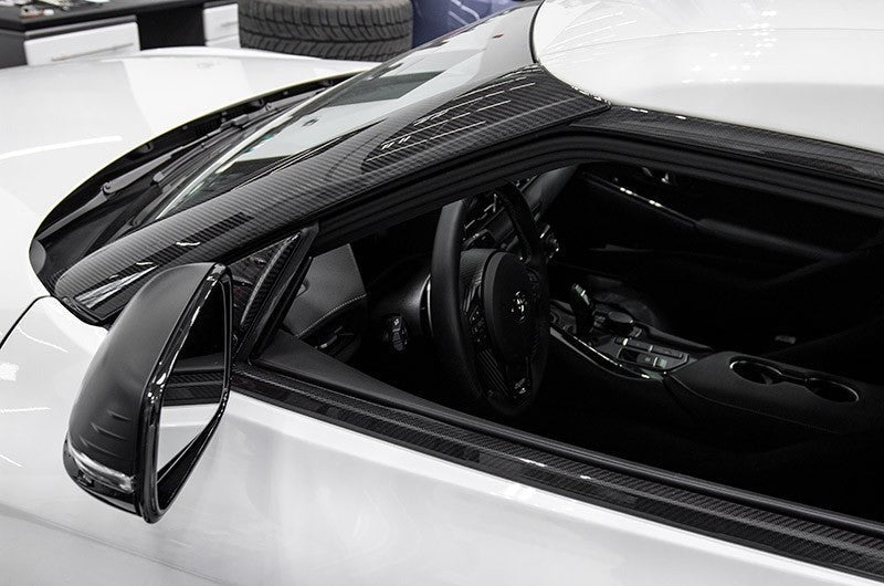 OLM LE Carbon Fiber Door Molding Covers (6pc) - 2020 GR Supra - JDMuscleOLMA.70126.1