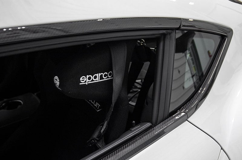 OLM LE Carbon Fiber Door Molding Covers (6pc) - 2020 GR Supra - JDMuscleOLMA.70126.1