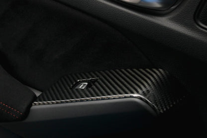 OLM LE Carbon Fiber Window Switch Panel Covers (Set of 4) - 2022+ FL Honda Civic / FL5 Type R - JDMuscleOLMC.19013.1