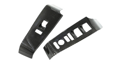 OLM LE Carbon Fiber Window Switch Panel Covers (Set of 4) - 2022+ FL Honda Civic / FL5 Type R - JDMuscleOLMC.19013.1