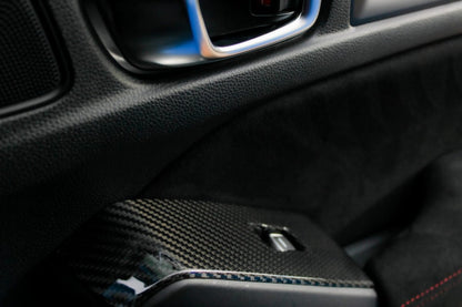 OLM LE Carbon Fiber Window Switch Panel Covers (Set of 4) - 2022+ FL Honda Civic / FL5 Type R - JDMuscleOLMC.19013.1