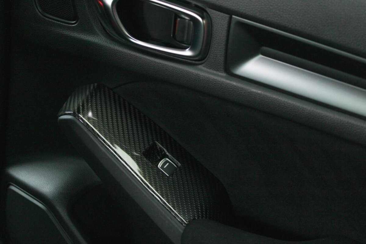 OLM LE Carbon Fiber Window Switch Panel Covers (Set of 4) - 2022+ FL Honda Civic / FL5 Type R - JDMuscleOLMC.19013.1