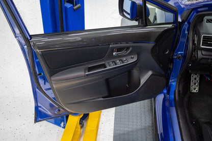 OLM LE Dry Carbon Front Door Trim Upper Panels - 15+ WRX / STI - JDMuscleOLMA.70021.1