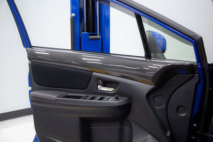 OLM LE Dry Carbon Front Door Trim Upper Panels - 15+ WRX / STI - JDMuscleOLMA.70021.1