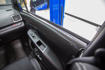 OLM LE Dry Carbon Front Door Trim Upper Panels - 15+ WRX / STI - JDMuscleOLMA.70021.1
