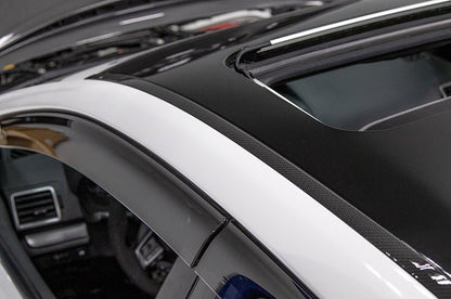 OLM LE Dry Carbon Rain Channel Guard Trim - 2015 - 2021 Subaru WRX / STI - JDMuscleOLMA.70109.1