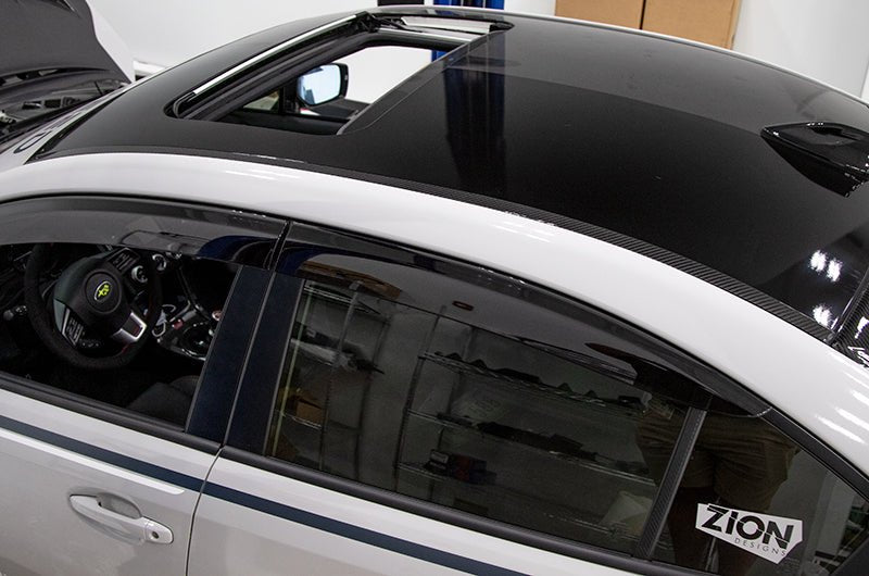 OLM LE Dry Carbon Rain Channel Guard Trim - 2015 - 2021 Subaru WRX / STI - JDMuscleOLMA.70109.1