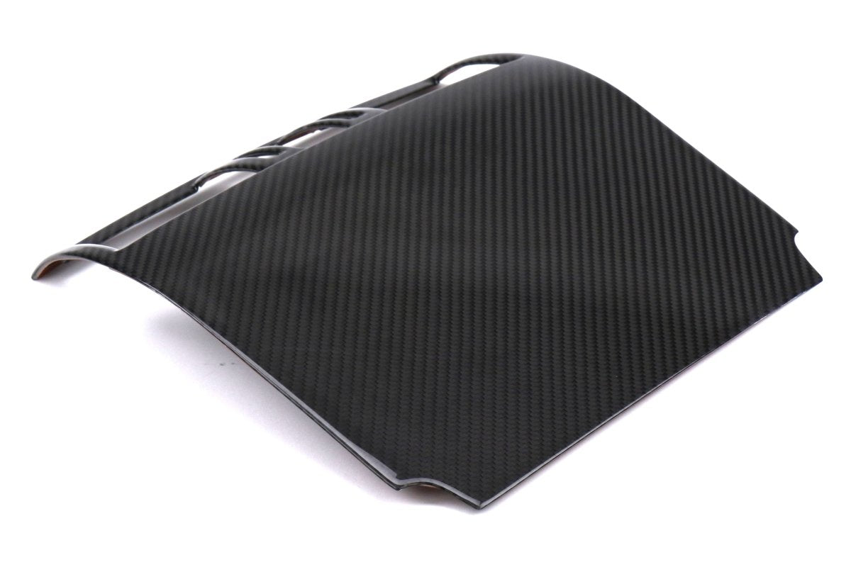 OLM LE Pre - preg Carbon Fiber Center AC Trim Covers - 2015 Subaru WRX / STI / 2014 Forester / 2013 - 2014 Crosstrek - JDMuscleOLMX-CENTER-ACVENT