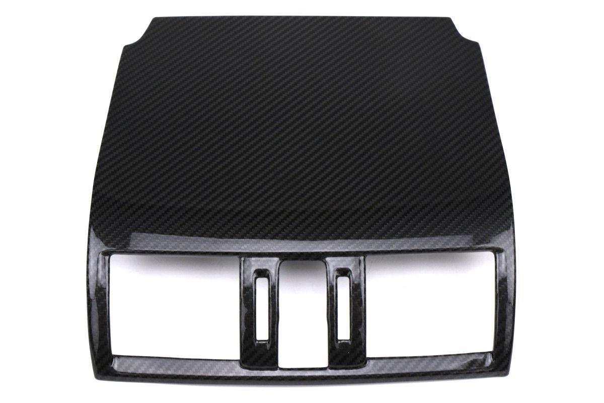 OLM LE Pre - preg Carbon Fiber Center AC Trim Covers - 2015 Subaru WRX / STI / 2014 Forester / 2013 - 2014 Crosstrek - JDMuscleOLMX-CENTER-ACVENT