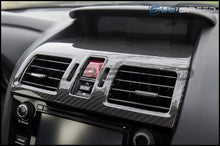 OLM LE Pre - preg Carbon Fiber Center AC Trim Covers - 2016 - 2021 Subaru WRX / STI 2014 - 2018 Forester 2016 - 2017 Crosstrek - JDMuscleOLM6-CENTER-ACVENT