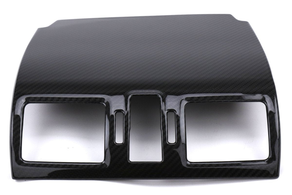 OLM LE Pre - preg Carbon Fiber Center AC Trim Covers - 2016 - 2021 Subaru WRX / STI 2014 - 2018 Forester 2016 - 2017 Crosstrek - JDMuscleOLM6-CENTER-ACVENT