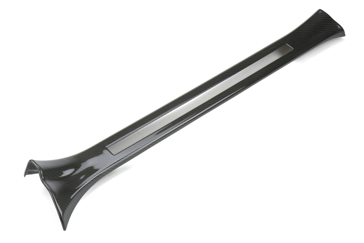 OLM LE Pre - preg Carbon Fiber Door Sill Covers - 2015 - 2021 Subaru STI - JDMuscleOLMAX15STISS
