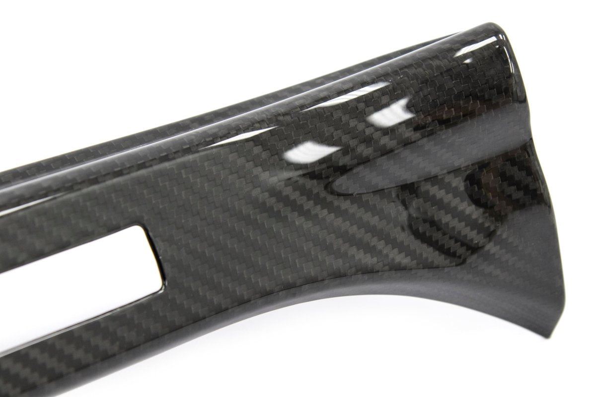 OLM LE Pre - preg Carbon Fiber Door Sill Covers - 2015 - 2021 Subaru STI - JDMuscleOLMAX15STISS