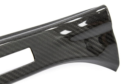 OLM LE Pre - preg Carbon Fiber Door Sill Covers - 2015 - 2021 Subaru STI - JDMuscleOLMAX15STISS