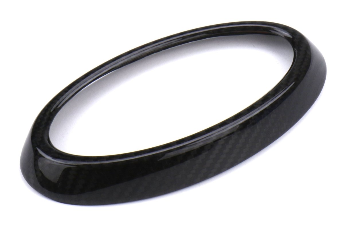 OLM LE Pre - preg Carbon Fiber Front Emblem Frame Overlay - 2018 - 2021 Subaru WRX / STI - JDMuscleOLMA.70066.3