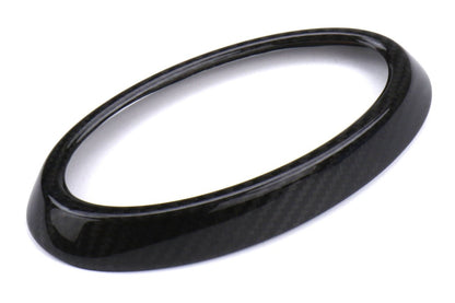 OLM LE Pre - preg Carbon Fiber Front Emblem Frame Overlay - 2018 - 2021 Subaru WRX / STI - JDMuscleOLMA.70066.3