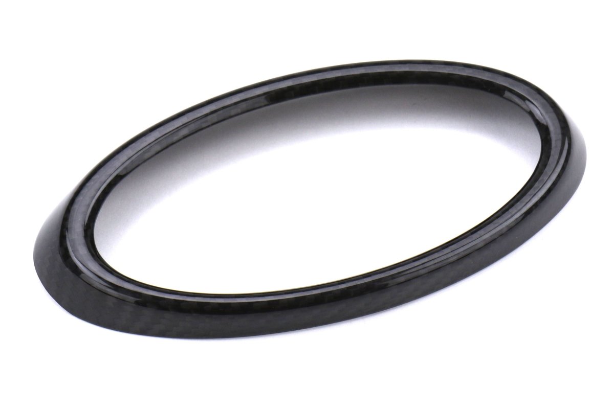 OLM LE Pre - preg Carbon Fiber Front Emblem Frame Overlay - 2018 - 2021 Subaru WRX / STI - JDMuscleOLMA.70066.3