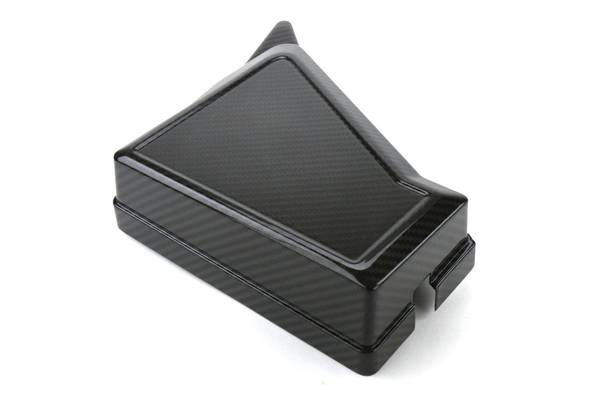 OLM LE Pre - preg Carbon Fiber Fuse Box Cover - 2015+ WRX / 2015+ STI / 2014+ Forester - JDMuscleOLMOLM15SUBFUSE-CF