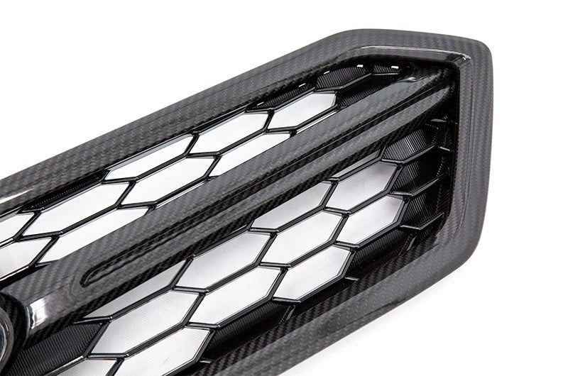 OLM LE Pre - preg Carbon Fiber Grille Garnish (Outer) - 2018 - 2021 Subaru WRX / STI - JDMuscleOLMA.70096.2