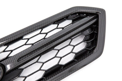 OLM LE Pre - preg Carbon Fiber Grille Garnish (Outer) - 2018 - 2021 Subaru WRX / STI - JDMuscleOLMA.70096.2