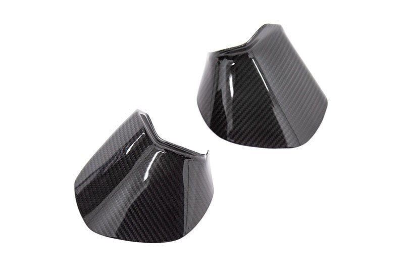 OLM LE Pre - preg Carbon Fiber Lower Mirror Mount Cover - 2015 - 2021 Subaru WRX / STI / 2015 - 2017 Crosstrek - JDMuscleOLMA.70093.1