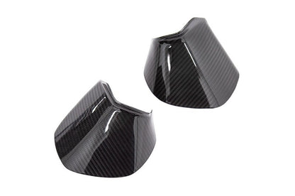 OLM LE Pre - preg Carbon Fiber Lower Mirror Mount Cover - 2015 - 2021 Subaru WRX / STI / 2015 - 2017 Crosstrek - JDMuscleOLMA.70093.1