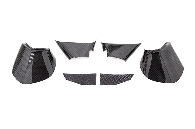 OLM LE Pre - preg Carbon Fiber Lower Mirror Mount Cover - 2015 - 2021 Subaru WRX / STI / 2015 - 2017 Crosstrek - JDMuscleOLMA.70093.1