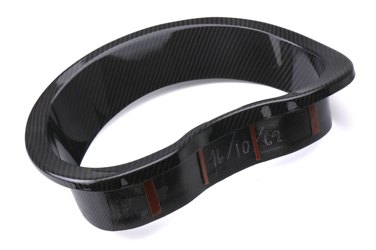OLM LE Pre - preg Carbon Fiber Speedometer Cluster Trim Cover - 2015 - 2021 Subaru WRX / STI / 2014 - 2018 Forester / 2013 - 2017 Crosstrek - JDMuscleOLMIS-SPEEDO-COVER