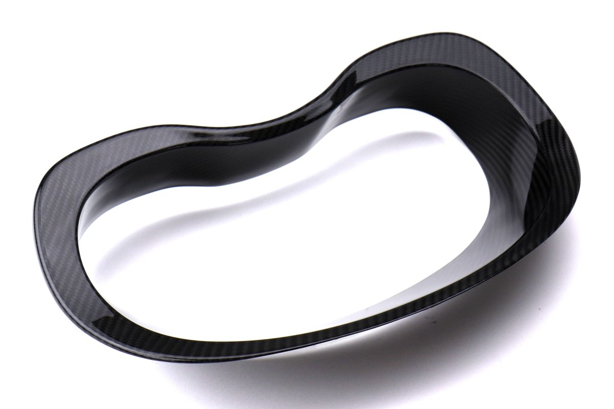 OLM LE Pre - preg Carbon Fiber Speedometer Cluster Trim Cover - 2015 - 2021 Subaru WRX / STI / 2014 - 2018 Forester / 2013 - 2017 Crosstrek - JDMuscleOLMIS-SPEEDO-COVER