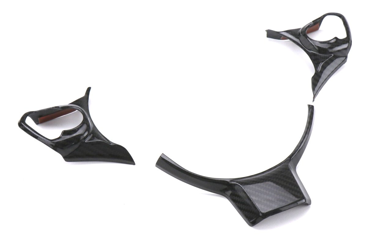 OLM LE Pre - preg Carbon Fiber Steering Wheel Covers - 2017 - 2024 Subaru BRZ / Toyota GR86 - JDMuscleOLMA.70094.1