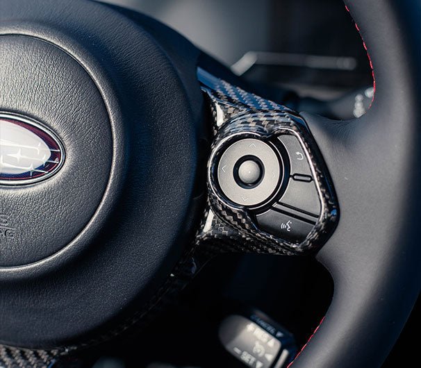 OLM LE Pre - preg Carbon Fiber Steering Wheel Covers - 2017 - 2024 Subaru BRZ / Toyota GR86 - JDMuscleOLMA.70094.1