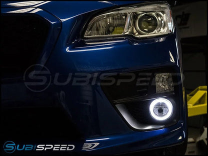 OLM LED / Halo DRL Fog Light Housings - 2015+ WRX / 2015+ STI / 2013+ FT86 / 2014+ Forester - JDMuscleOLMSUBHALO