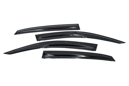OLM MG Style Rain Guards - 16 - 21 Honda Civic 5D Hatch - JDMuscleOLMB.19001.1