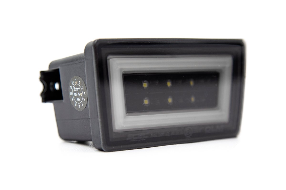 OLM NB+R F1 Rear Brake Light (Smoke Lens, Gloss Black Base, White Bar) - 15+ WRX / STI - JDMuscleOLMA.70051.3