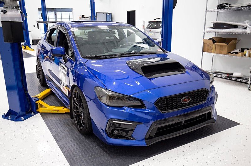OLM Oversized Carbon Fiber Hood Scoop - 2015+ WRX / STI - JDMuscleOLMA.70142.1