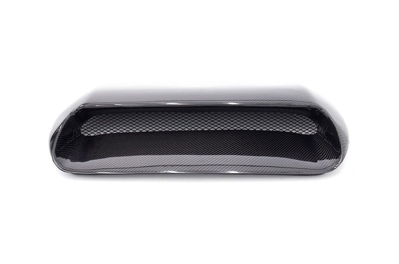 OLM Oversized Carbon Fiber Hood Scoop - 2015+ WRX / STI - JDMuscleOLMA.70142.1