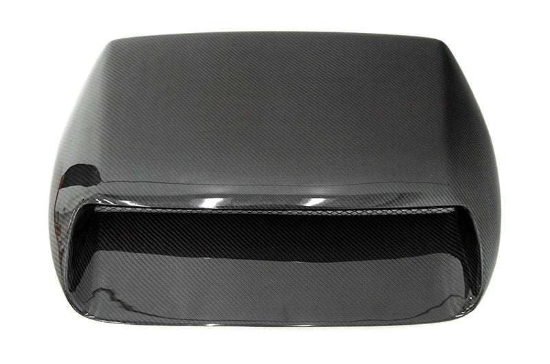 OLM Oversized Carbon Fiber Hood Scoop - 2015+ WRX / STI - JDMuscleOLMA.70142.1