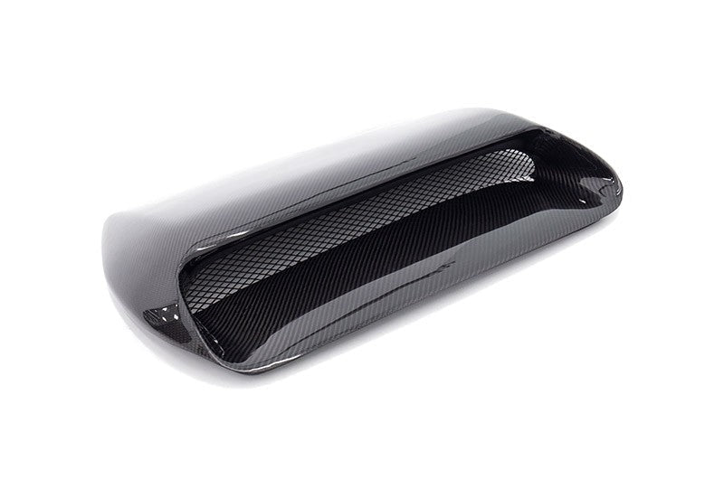 OLM Oversized Carbon Fiber Hood Scoop - 2015+ WRX / STI - JDMuscleOLMA.70142.1