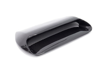 OLM Oversized Carbon Fiber Hood Scoop - 2015+ WRX / STI - JDMuscleOLMA.70142.1