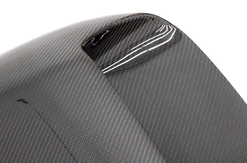 OLM Oversized Carbon Fiber Hood Scoop - 2015+ WRX / STI - JDMuscleOLMA.70142.1