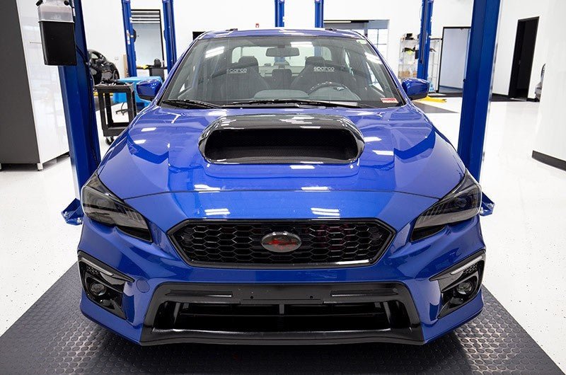 OLM Oversized Carbon Fiber Hood Scoop - 2015+ WRX / STI - JDMuscleOLMA.70142.1