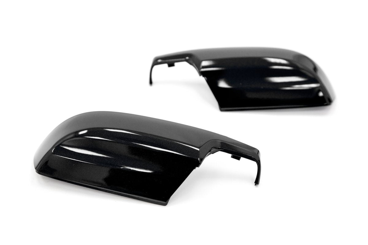 OLM Paint Matched Lower Mirror Covers - Crystal Black Silica - 2015 - 2021 Subaru WRX / STI / 2015 - 2017 Crosstrek / 2015 - 2016 Impreza - JDMuscleOLMA.700002.1-D4S